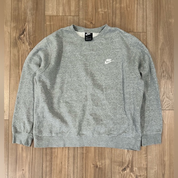 Men's Nike Sportswear Club Fleece Crew Neck Sweatshirt Cotton Pullover Top - Picture 1 of 6